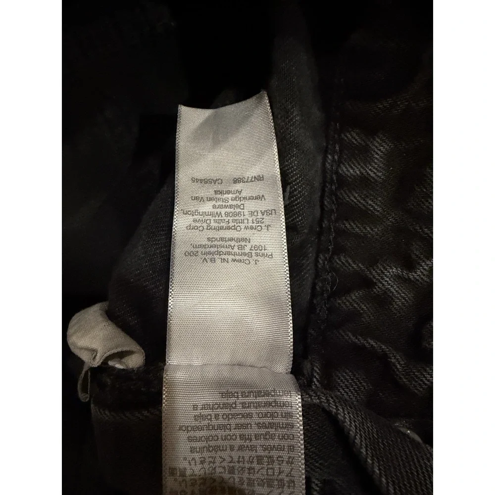 MADEWELL black denim bib jean overalls EXTRA SMALL tag 90s y2k retro - Picture 5 of 9